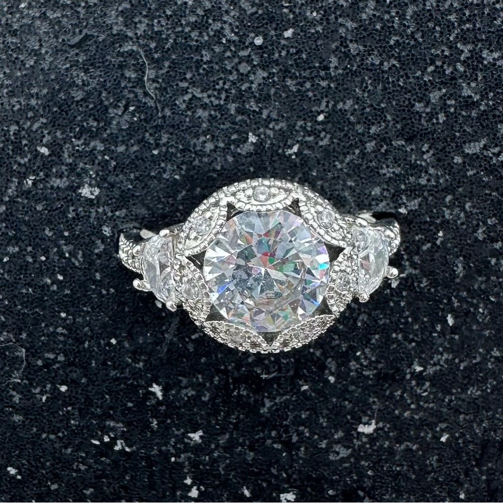 Vintage Style Sterling Silver Ring